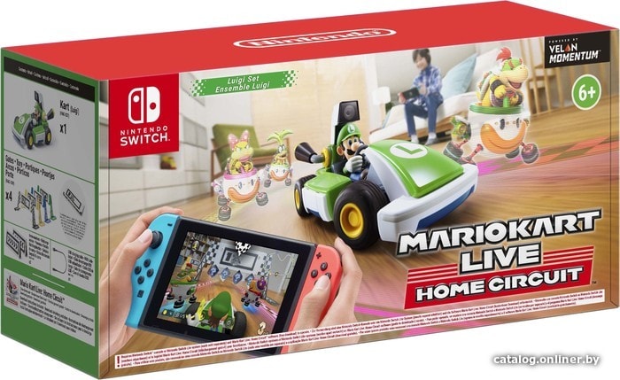 

Mario Kart Live: Home Circuit. Набор Luigi для Nintendo Switch