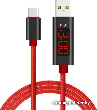

Кабель Sipl KK21R USB Type A - USB Type C (1 м, красный)