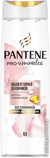 

Шампунь Pantene Rose Miracles Объем от корней до кончиков 300 мл