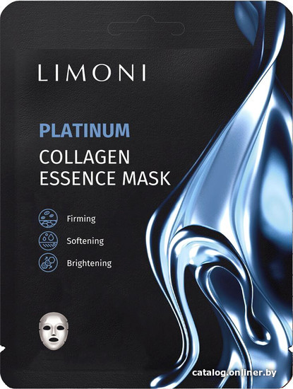 

Limoni Маска для лица тканевая Platinum Collagen Essence Mask 23 г