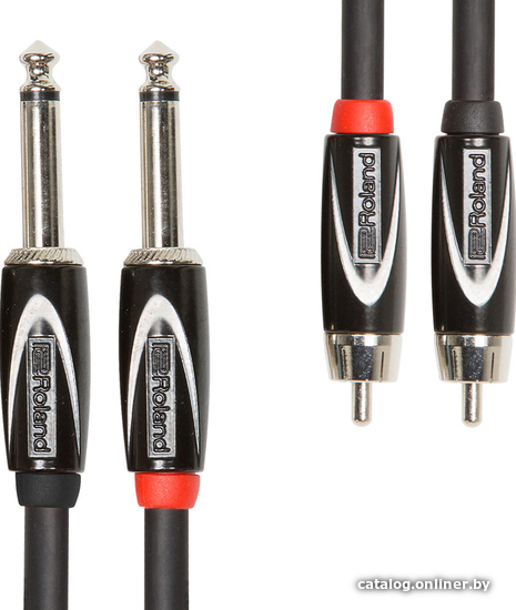 

Кабель Roland RCC-10-2R28 RCA - 6.3 мм (3 м, черный)