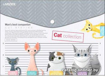 

Папка-конверт deVente Cat Collection 3071595