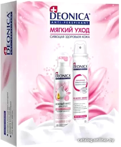 

Подарочный набор Deonica Мягкий уход дезодорант-спрей + мусс для душа