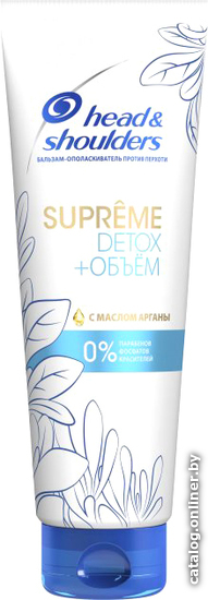

Бальзам Head & Shoulders Supreme Detox Объем масло Арганы 275 мл