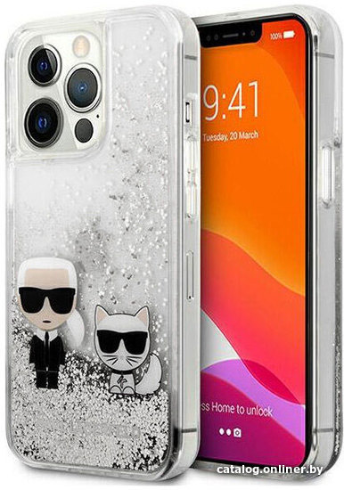 

Чехол для телефона CG Mobile Karl Lagerfeld для iPhone 13 Pro KLHCP13LGKCS