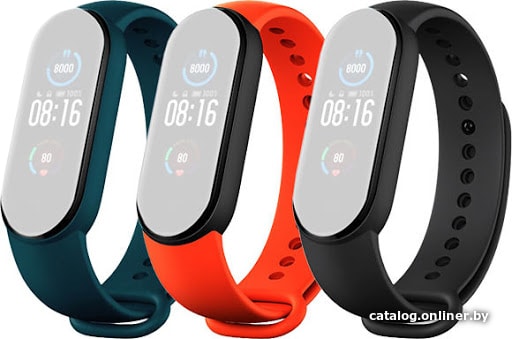 

Набор ремешков Xiaomi для Mi Band 5 (черный/оранжевый/темно-зеленый)