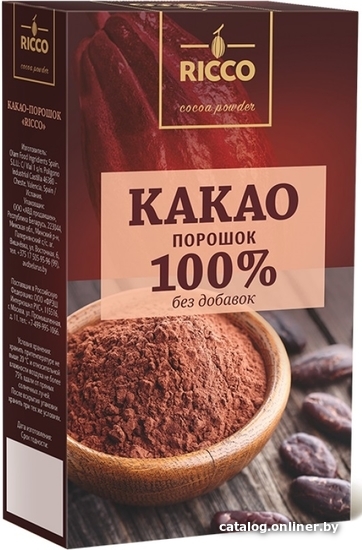 

Какао тертое Ricco без добавок 100 г