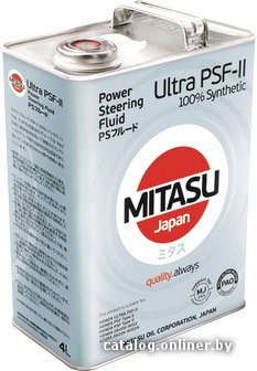 

Трансмиссионное масло Mitasu MJ-511 ULTRA PSF-II 100% Synthetic 4л