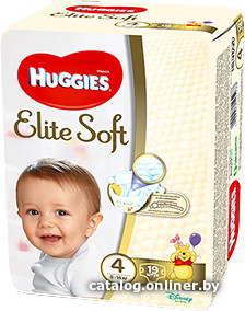 

Подгузники Huggies Elite Soft 4 (19шт)