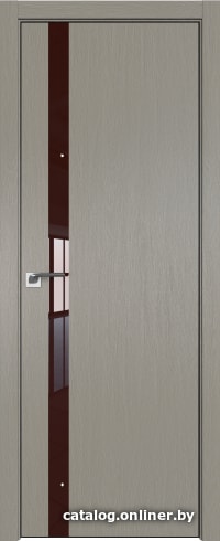 

Межкомнатная дверь ProfilDoors 6ZN 60x200 (стоун/стекло коричневый лак)