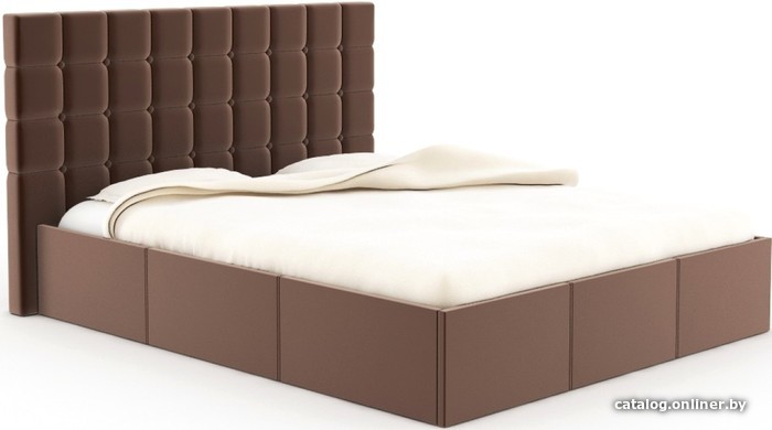

Кровать Bon Mebel Эва с ПМ 160x200 (велюр коричневый)