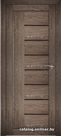 

Межкомнатная дверь Юни Амати 7 (ч) 90x200 (дуб шале-корица/черное стекло)