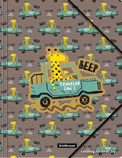 

Набор папок Erich Krause Traveling Giraffe 52890 (4 шт)