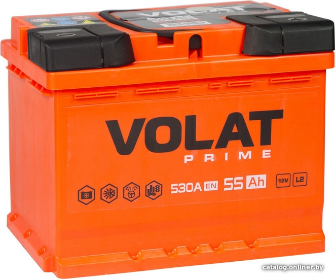 

Автомобильный аккумулятор VOLAT Prime R (55 А·ч)