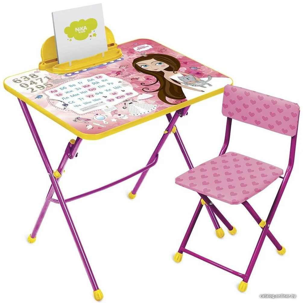 Комплект Nika стол + стул маленькая принцесса (ку2п/17)