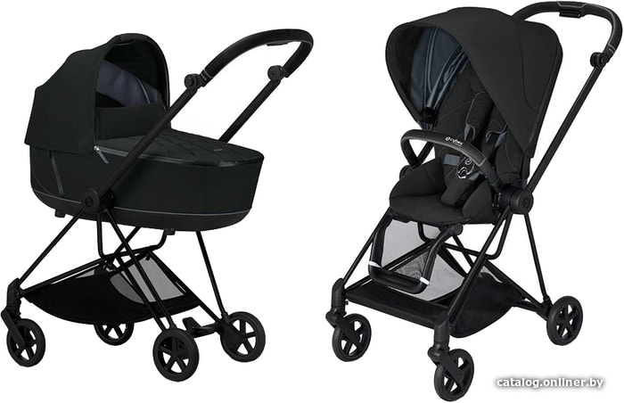 

Универсальная коляска Cybex Mios (2 в 1, deep black, рама черная)
