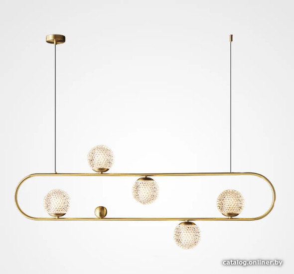 

Подвесная люстра ImperiumLoft Hoop-Long-Lux01 220422-23
