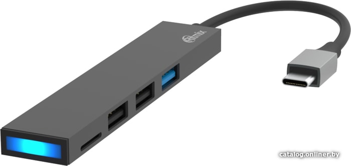 

USB-хаб Ritmix CR-4313 Metal
