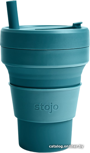 

Многоразовый стакан Stojo S2-LGN 470мл (лагуна)