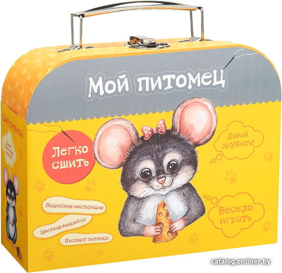 

Набор для создания поделок/игрушек Bumbaram Сшей игрушку Мышонок dd-8