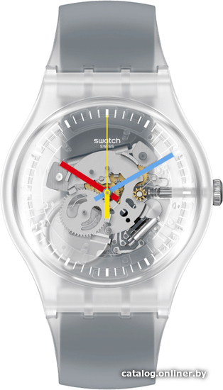 

Наручные часы Swatch Monthly Drops SUOK157 Clearly Black Striped