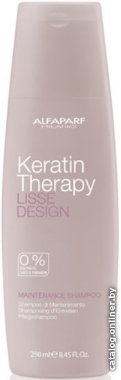 

Шампунь Alfaparf Milano Lisse Design Keratin Therapy Гладкость ухаживающий 250 мл