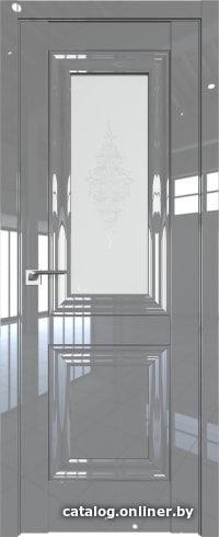 

Межкомнатная дверь ProfilDoors 28L 70x200 (грей люкс серебро, стекло кристалл матовый)