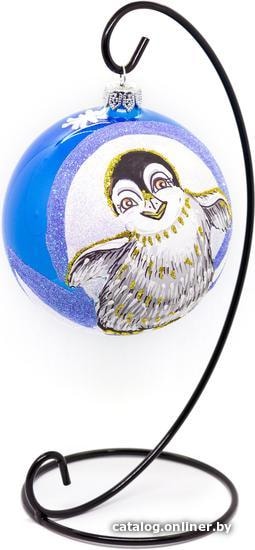 

Елочная игрушка Юрита Пингвин 201015-05 (голубой)