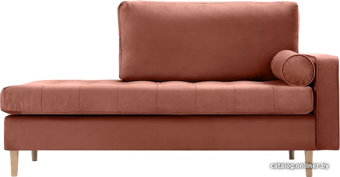 

Тахта Divan Ситено Barhat Salmon (правый, велюр эвита terra, розовый)