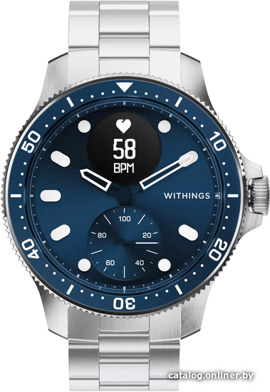 

Гибридные умные часы Withings Horizon 43мм (синий)