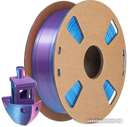 

Пластик Toyar Silk Dual Color PLA 1.75 мм 1000 гр (синий/розово-красный)
