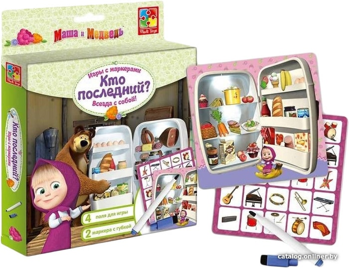 

Развивающая игра Vladi Toys Маша и Медведь. Кто последний VT2106-06