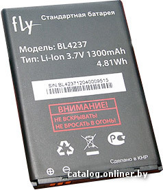 

Аккумулятор для телефона Fly IQ245 (BL4237)