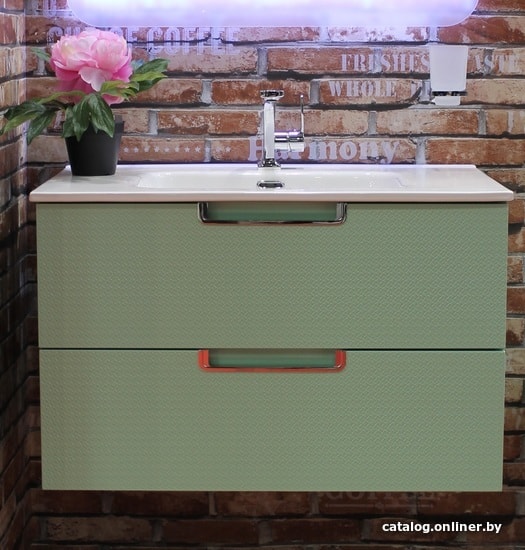 

BelBagno Тумба под умывальник Leticia BB600DDAC-PAT/MO (menta opaco)