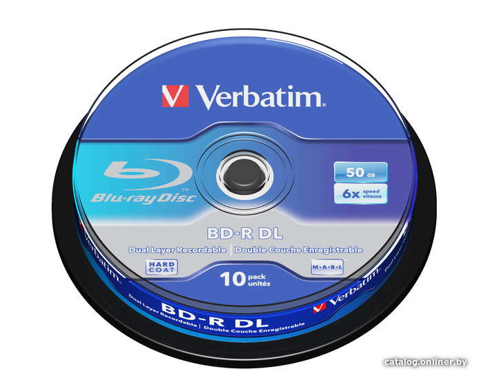 

BD-R диск Verbatim 50Gb 6x 43746 (10 шт.)