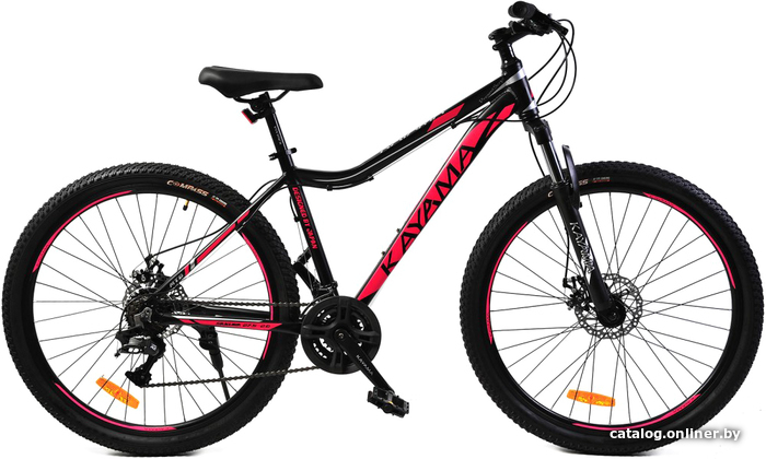 

Велосипед Kayama Sakura 27.5 2.0 disc р.17 2022 (черный/розовый)