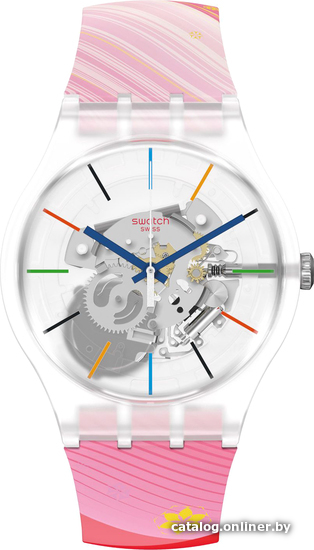 

Наручные часы Swatch Beijing 2022 SO29Z105 Red Rivers and Mountains