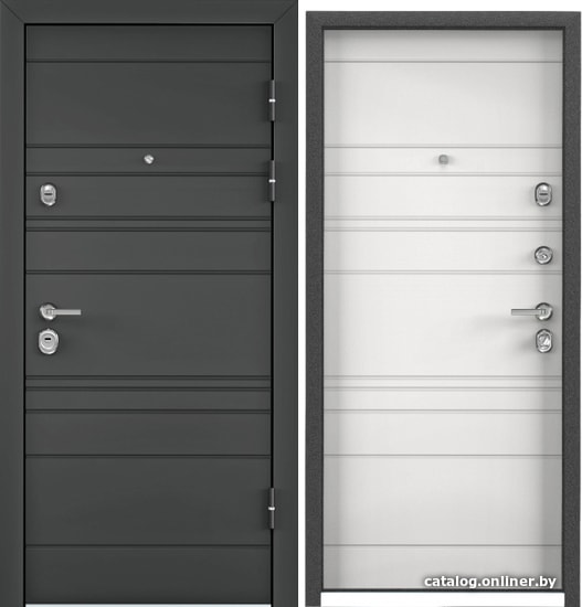 

Металлическая дверь Torex Ultimatum-M PP (темный пепел КВ-29/белый КВ-29)