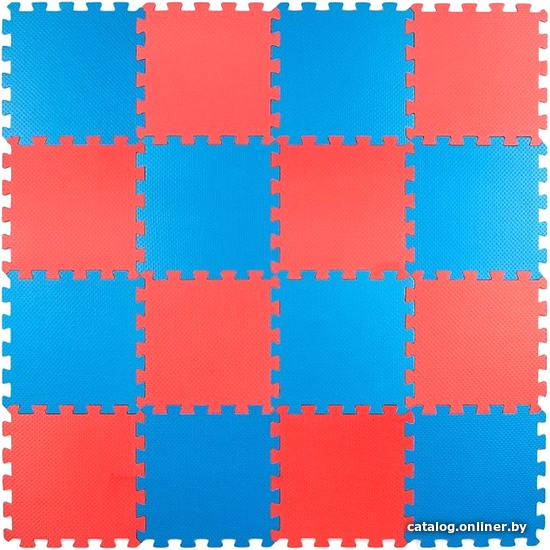 

Коврик-пазл Eco Cover 25х25 см 25МП1/9 (красный/синий)