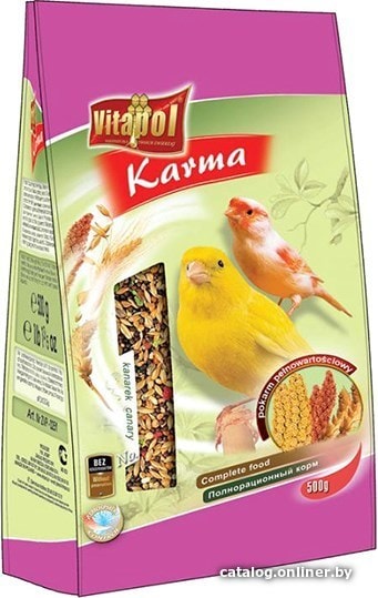 

Корм для птиц Vitapol для канареек 500 г