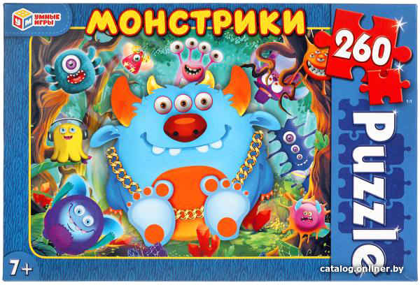 

Пазл Умные игры Монстрики 4680107915443 (260 эл)