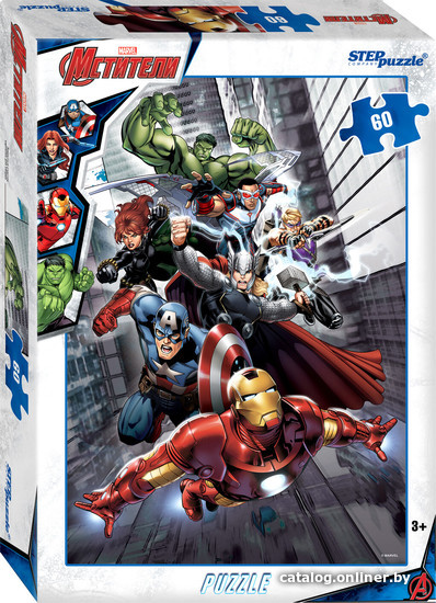 

Пазл Step Puzzle Черная вдова. Marvel 81212 (60 эл)