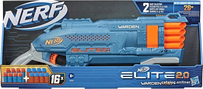 

Бластер игрушечный Hasbro Nerf E2.0 Варден E9959