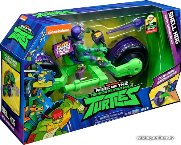 

Экшен-фигурка Playmates Toys Мотоцикл с фигуркой Донни 82482