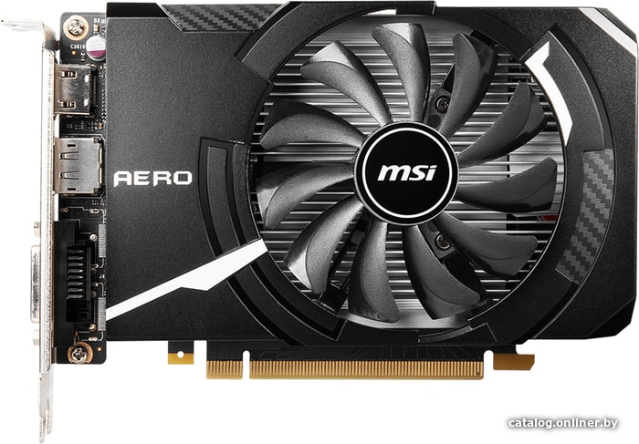 

Видеокарта MSI GeForce GTX 1650 D6 AERO ITX OC 4GB GDDR6