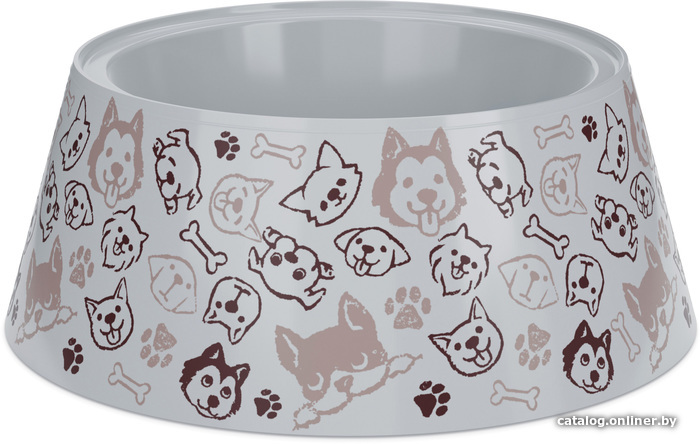 

Миска Альтернатива Dogs М4721 (0.7 л, серый)