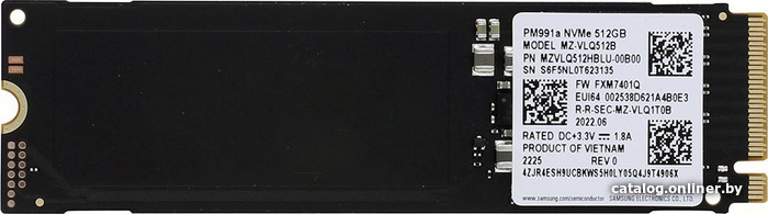 

SSD Samsung PM991a 512GB MZVLQ512HBLU