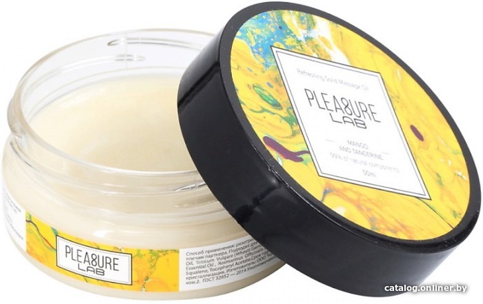 

Pleasure Lab Масло для тела Refreshing массажное твердое манго и мандарин 50 мл