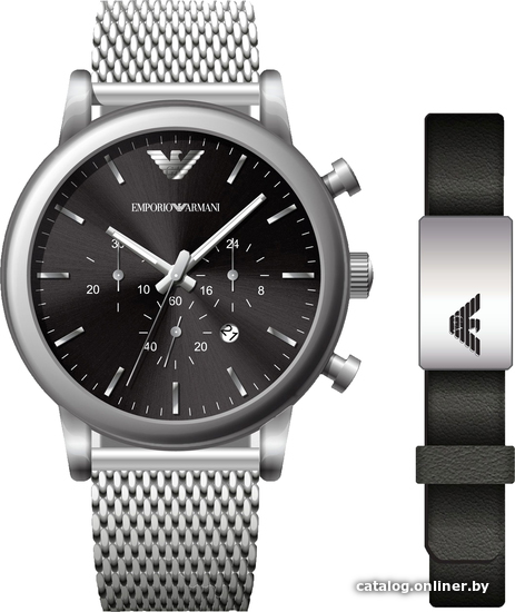 

Наручные часы с украшением Emporio Armani AR80062SET