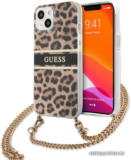 

Чехол для телефона CG Mobile Guess для iPhone 13 mini GUHCP13SKBCLE